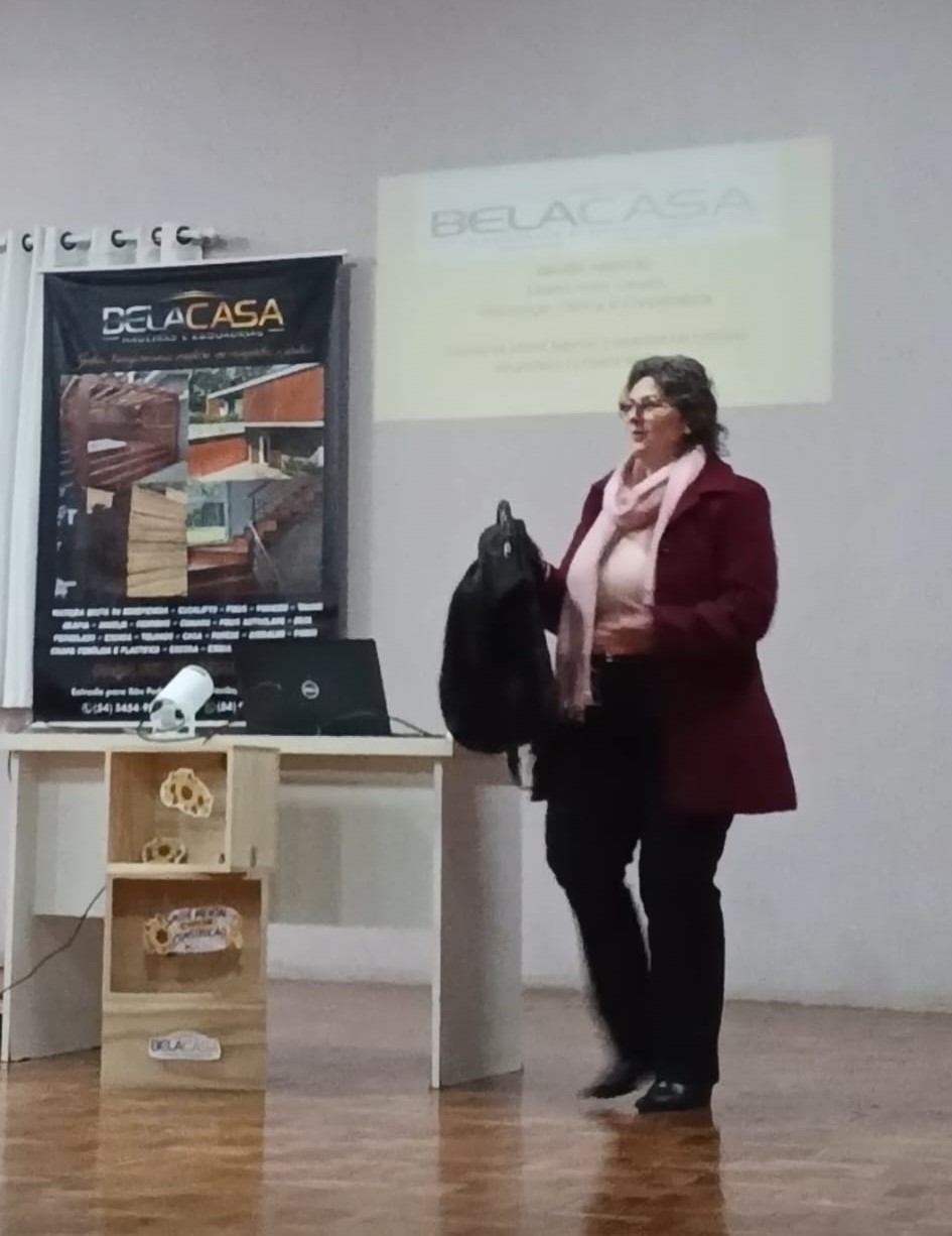 Palestra interativa Setembro Amarelo, A mochila invisível que cada um carrega, no Caminhos de Pedra em Bento Gonçalves